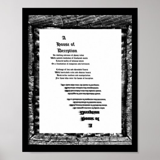 Huis van Afleiding Poster (Voorkant)