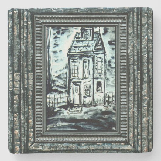 Huis van Afleiding Stenen Onderzetter (Voorkant)