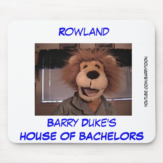 Huis van Bachelors Rowland muispad Muismat (Voorkant)