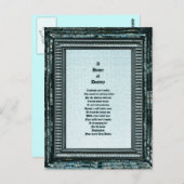 Huis van bestemming briefkaart (Voorkant / Achterkant)