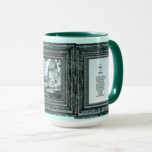 Huis van bestemming mok (Voorkant rechts)