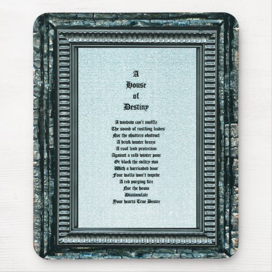 Huis van bestemming muismat (Voorkant)