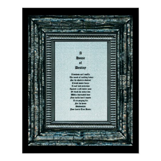 Huis van bestemming poster (Voorkant)