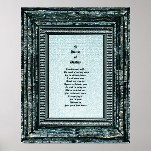 Huis van bestemming poster (Voorkant)