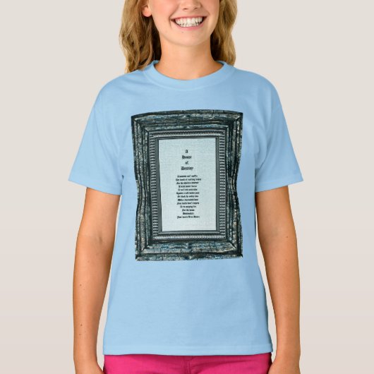 Huis van bestemming t-shirt (Voorkant)