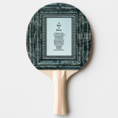 Huis van bestemming tafeltennisbatje (Voorkant)