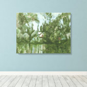 Huis van de Banken van de Marne, 1889-1990 Canvas Afdruk (Insitu (Houten vloer))