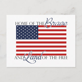 Huis van de Brave en Land van de Vrije Briefkaart