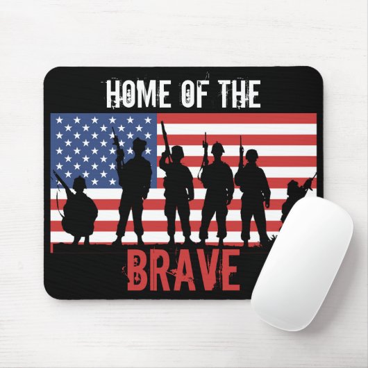 Huis van de Brave Mousepad Muismat (Met muis)