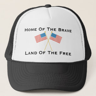 Huis van de dappere grond van de vrije Amerikaanse Trucker Pet
