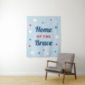 Huis van de dappere patriottische sterren wandkleed (In situ)