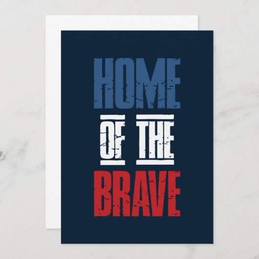 Huis van de dapperen kaart (Voorkant / Achterkant)