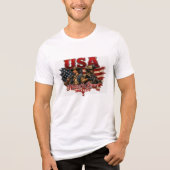 huis van de dapperen Tri-Blend shirt (Voorkant)