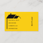 Huis van de diensten reservedekking  visitekaartje (Achterkant)