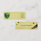 Huis van de dienstprofielkaart mini visitekaartje (Voorkant / Achterkant)