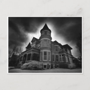 Huis van de dood, kabinetskaart briefkaart