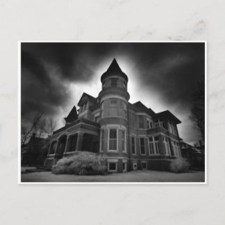 Huis van de dood, kabinetskaart briefkaart