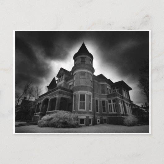 Huis van de dood, kabinetskaart briefkaart (Voorkant)