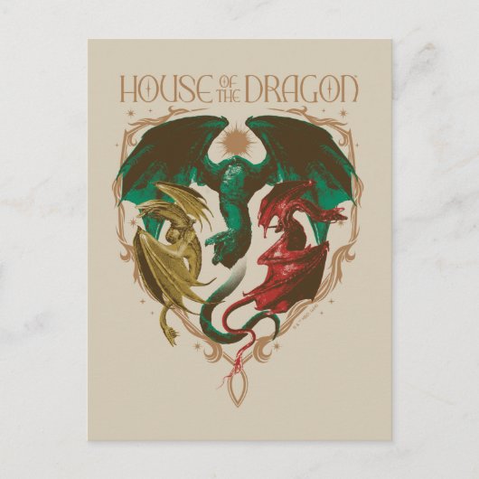 Huis van de Draak | Drakenschild Briefkaart (Voorkant)