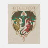 Huis van de Draak | Drakenschild Fleece Deken (Voorkant)