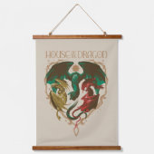 Huis van de Draak | Drakenschild Hangend Wandkleed (Voorkant)