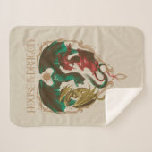 Huis van de Draak | Drakenschild Sherpa Deken (Voorkant (horizontaal))
