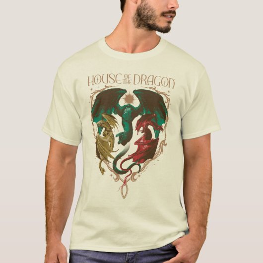 Huis van de Draak | Drakenschild T-shirt (Voorkant)