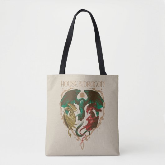 Huis van de Draak | Drakenschild Tote Bag (Voorkant)