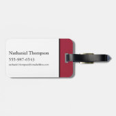 HUIS VAN DE DRAAK | Huis Targaryen Wapen Bagagelabel (Achterkant horizontaal)