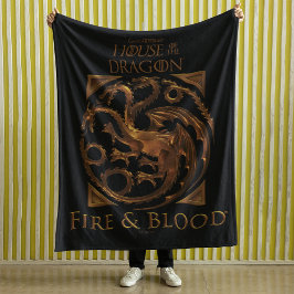 HUIS VAN DE DRAAK | Huis Targaryen Zegel Fleece Deken