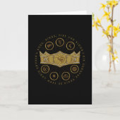 HUIS VAN DE DRAAK | Zeven Koninkrijken Kroon Kaart (Gele Bloem)