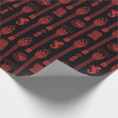 Huis van de Dragon Crest Patroon Cadeaupapier (Hoek)