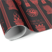 Huis van de Dragon Crest Patroon Cadeaupapier (Rol Hoek)