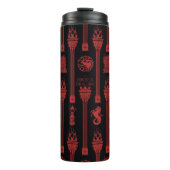 Huis van de Dragon Crest Patroon Thermosbeker (Voorkant)