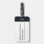 Huis van de Dragon Goud & Groen Nieuwjaar | 恭喜發財 Bagagelabel (Achterkant verticaal)