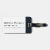 Huis van de Dragon Goud & Groen Nieuwjaar | 恭喜發財 Bagagelabel (Achterkant horizontaal)