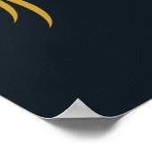 Huis van de Dragon Goud & Groen Nieuwjaar | 恭喜發財 Poster (Hoek)