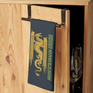 Huis van de Dragon Goud & Groen Nieuwjaar   恭喜發財 Theedoek