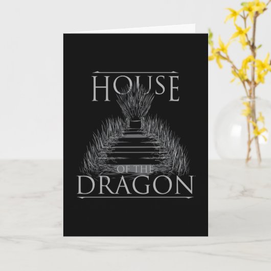 HUIS VAN DE DRAGON-troon Kaart (Gele Bloem)