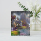 Huis Van De Heer Kerk Kunst Briefkaart (Staand voorkant)