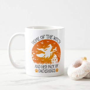 Huis van de Heks en Haar Meute Dachshonden Cool Koffiemok