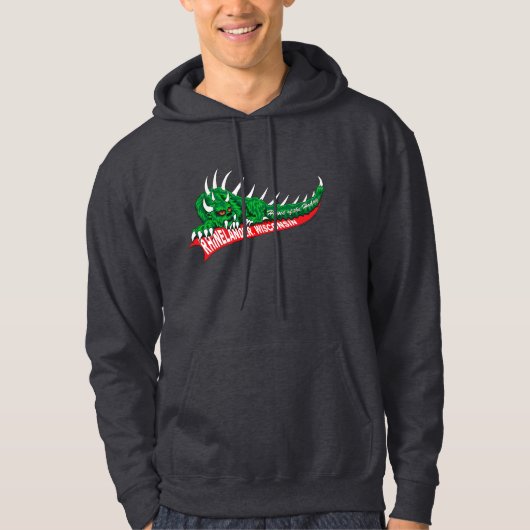 Huis van de Hodag, Rhinelander, WI Hoodie (Voorkant)