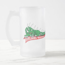 Huis van de Hodag Rhinelander WI Matglas Bierpul
