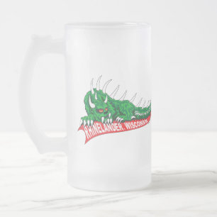 Huis van de Hodag Rhinelander WI Matglas Bierpul