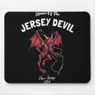 Huis van de Jersey Devil New Jersey VS Cryptid Muismat