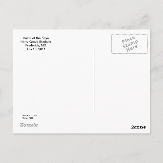 Huis van de Keys, Frederick, MD Briefkaart (Achterkant)