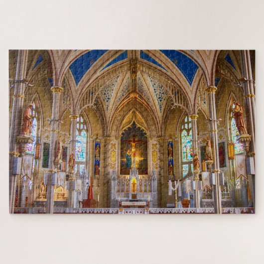 huis van de puzzel legpuzzel (Horizontaal)