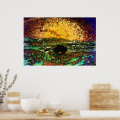 Huis van de rijzende zon fine art print (Keuken)