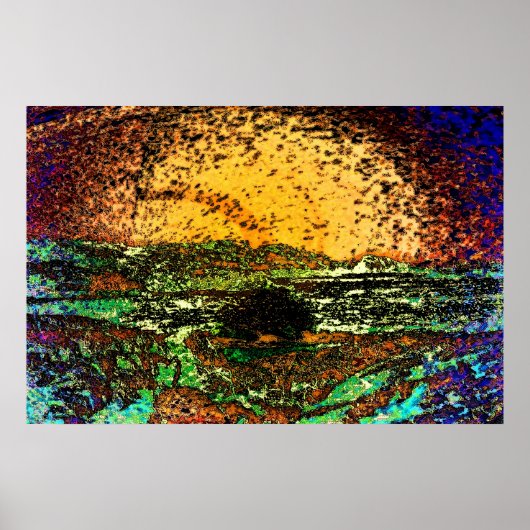Huis van de rijzende zon fine art print (Voorkant)