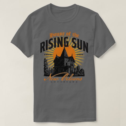 Huis van de rijzende zon t-shirt (Design voorkant)